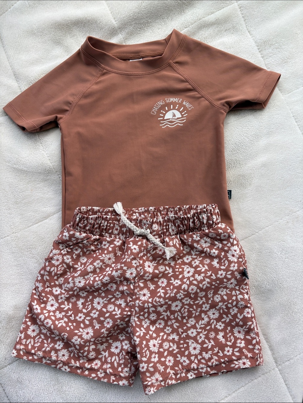 Modern Moments 2 piece swim, 18 mo.